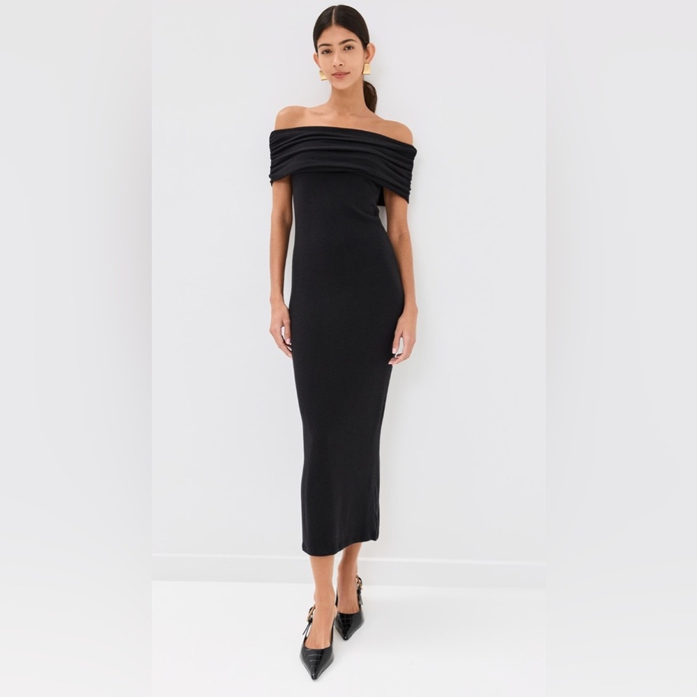 Reformation Josefina Knit Off the Shoulder Dress